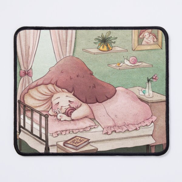 Item preview, Nap time - Tired Mushroom and Snail designed and sold by Fairydrop.