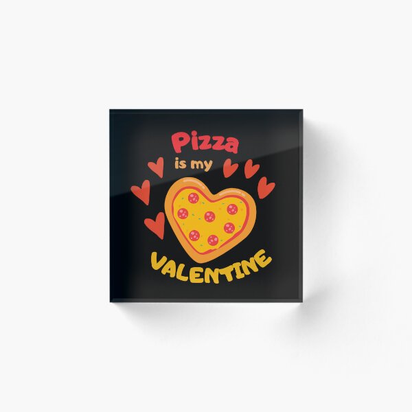 Item preview, "My Pizza My Valentine: camisetas, calcomanías y otras prendas" designed and sold by Rowbic.