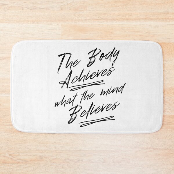 Item preview, The body achieves what the mind believes designed and sold by Oreo2020 Creations.