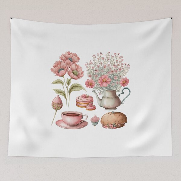 Item preview, Tea Time Watercolor designed and sold by Alice Monber’s Illustration.