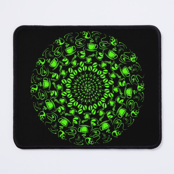 Item preview, Green coffee mandala designed and sold by joshuayule.