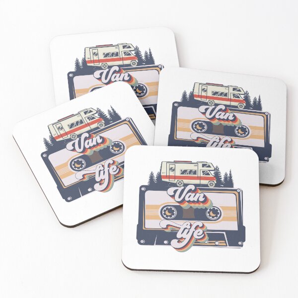 Item preview,  Cute retro camping van cassette music, Van music camping short quote, Van life  designed and sold by HomeCoquette.