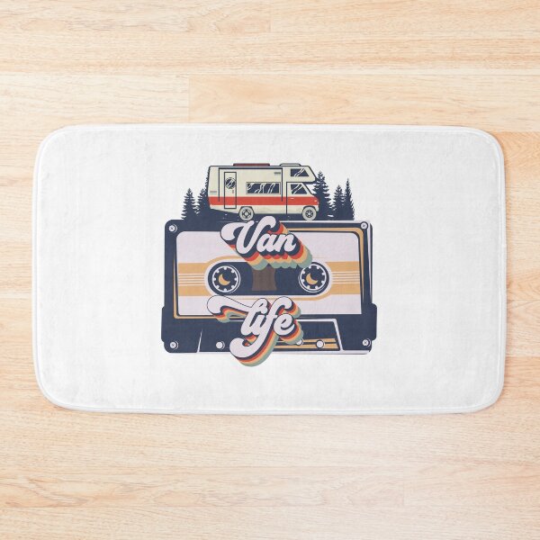 Item preview,  Cute retro camping van cassette music, Van music camping short quote, Van life  designed and sold by HomeCoquette.