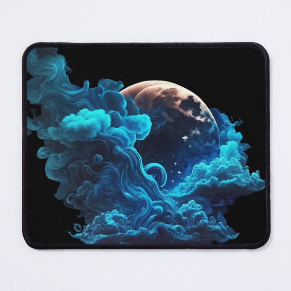Item preview, Moon and magic clouds designed and sold by NavyPanda.