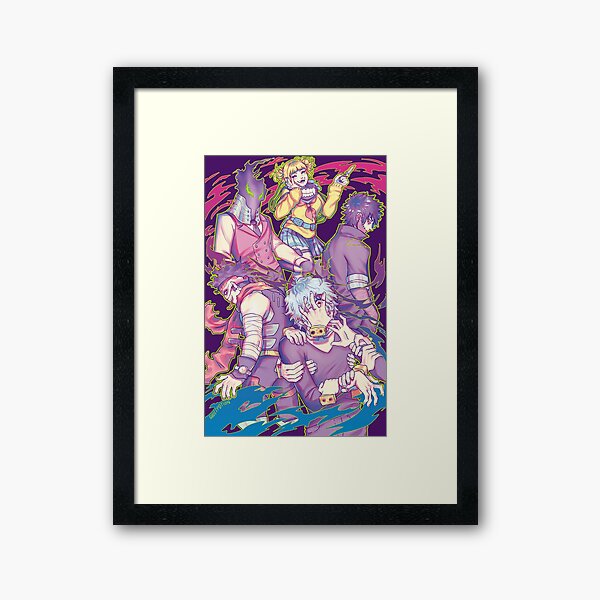 BNHA League of Villians Framed Art Print