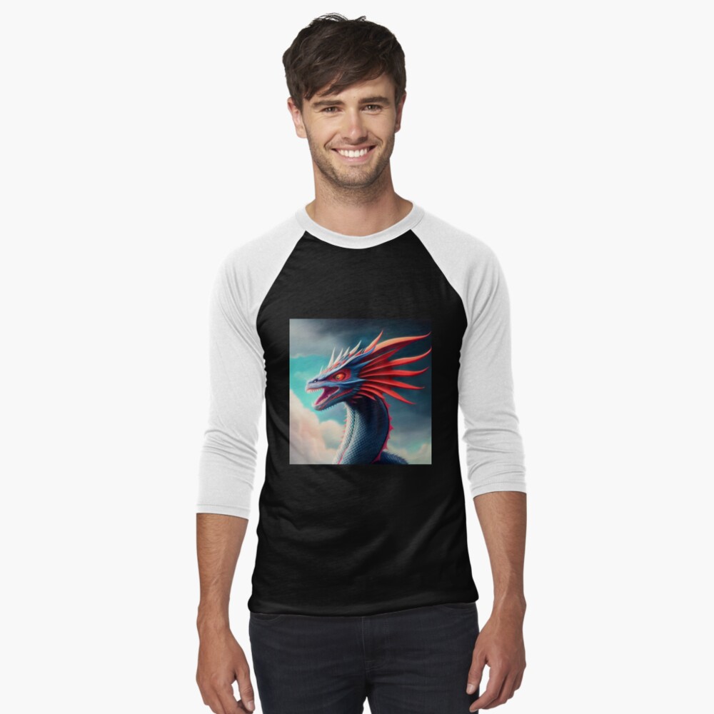 Item preview, Baseball ¾ Sleeve T-Shirt designed and sold by dragynrain.