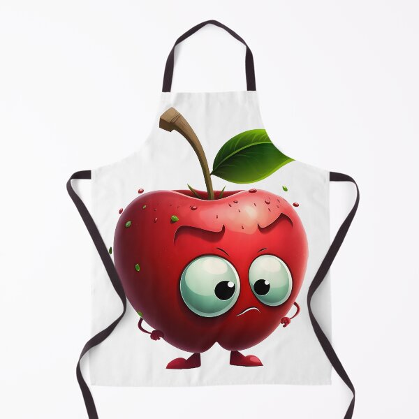 Item preview, Eapple Apple Funny Cartoon Red Apple designed and sold by digitalvintage.