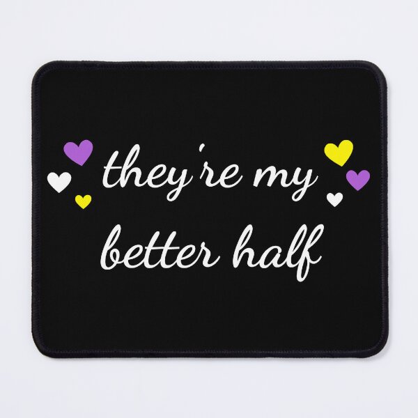 Item preview, Nonbinary Matching Couple Valentine's Day designed and sold by Eccentric-Shop.