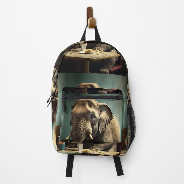 Item preview, Elephant at a fast food restaurant designed and sold by Simone Davino.