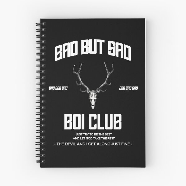 Item preview, Bad but sad boi club skull designed and sold by ALIENATIVED.