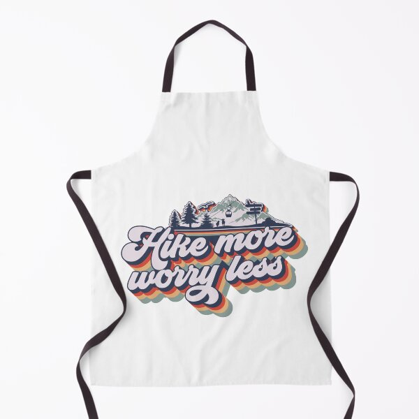 Item preview, Hike more worry less quote short adventure, cute retro typography hiking  designed and sold by HomeCoquette.