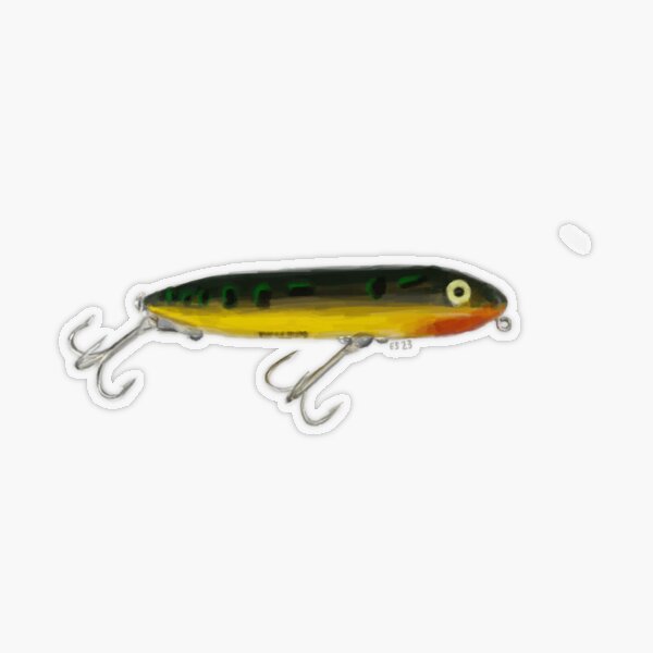 Lucky 13 fishing lure Magnet for Sale by ellabarlow