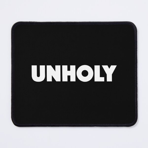 Item preview, UNHOLY Bold Graphic Text, Typography, Black & White designed and sold by MajicArts.