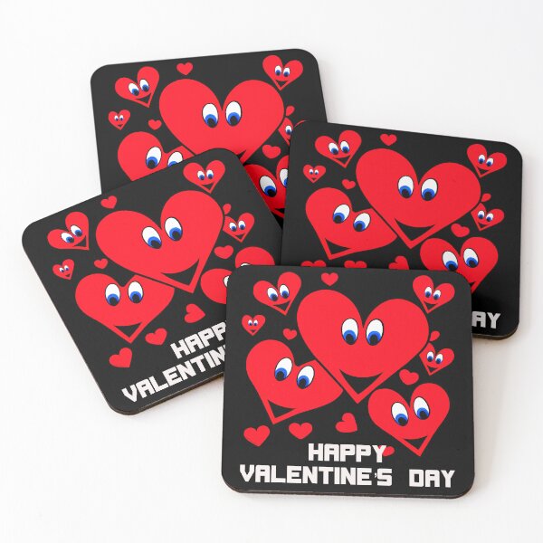 Item preview, Cute Cartoon Hearts Happy Valentine’s Day Design designed and sold by Vividality.