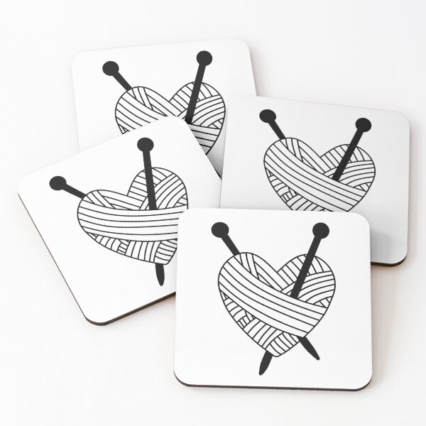 Item preview, Yarn Heart (Black and White) designed and sold by nklange240.