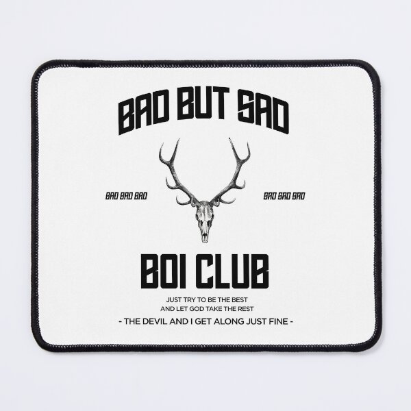Item preview, Bad but sad boi club college designed and sold by ALIENATIVED.