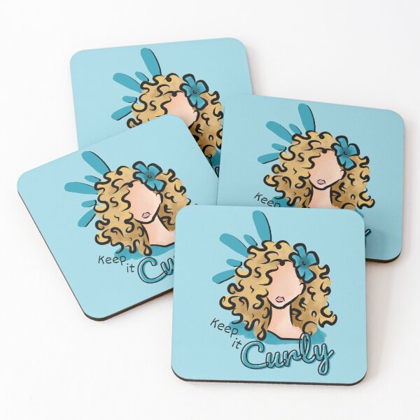 Item preview, Mantenlo rizado (rubio) designed and sold by Curly-Cuties.