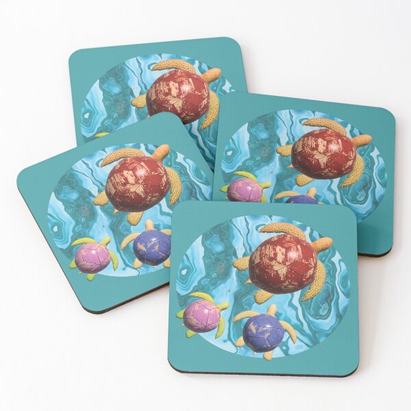 Item preview, Family of sea Turtles designed and sold by atedesigns.