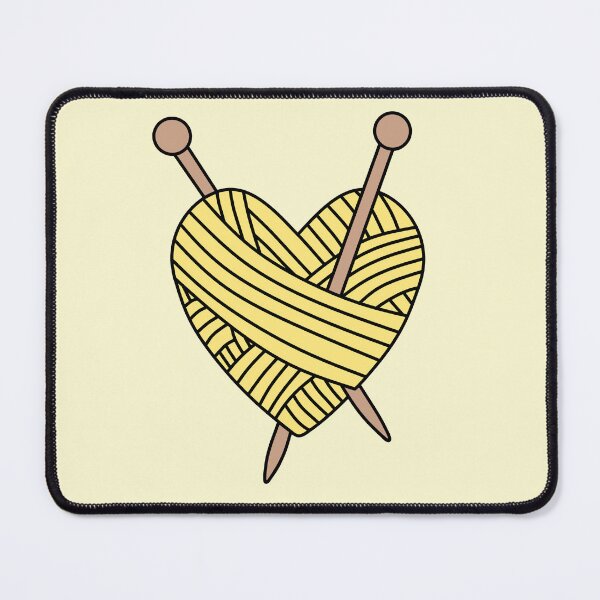 Item preview, Yarn Heart (Pastel Yellow) designed and sold by nklange240.