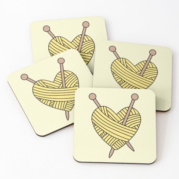 Item preview, Yarn Heart (Pastel Yellow) designed and sold by nklange240.