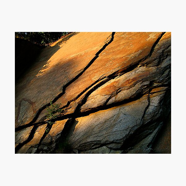 Lines In Stone Photographic Print