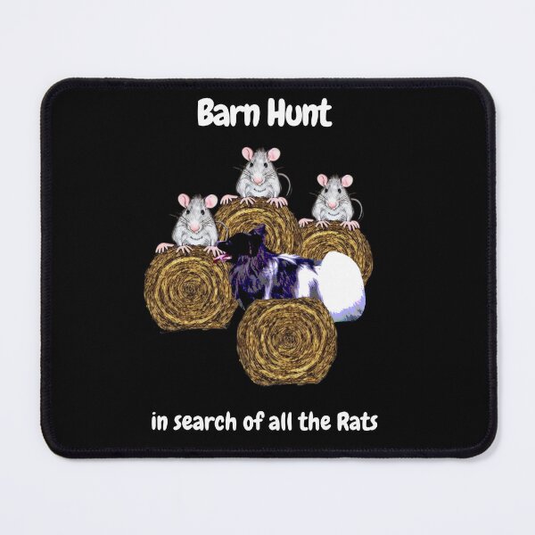 Item preview,  Funny Barn Hunt - in search of all the rats with a cute  Papillon designed and sold by Just4doglovers.