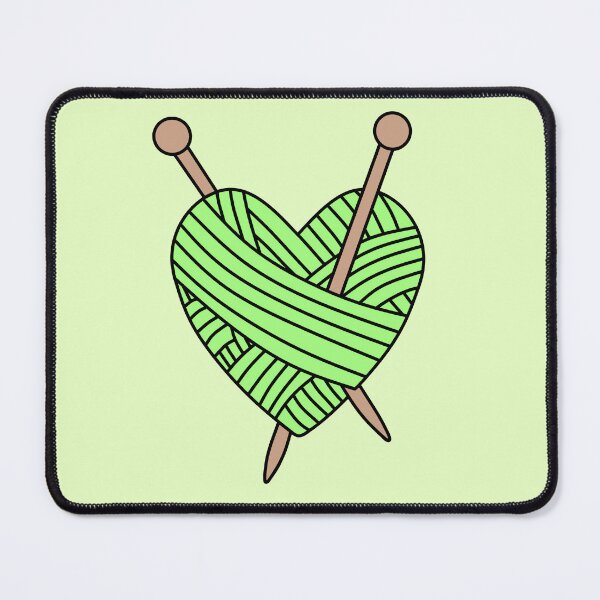 Item preview, Yarn Heart (Lime Green) designed and sold by nklange240.