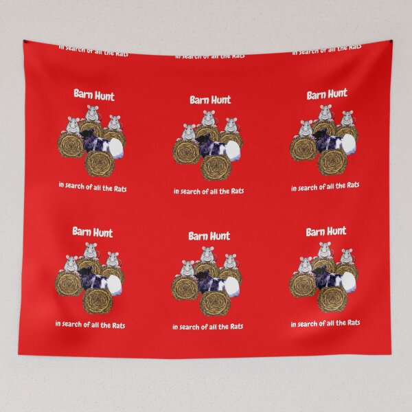 Item preview,  Funny Barn Hunt - in search of all the rats with a cute  Papillon designed and sold by Just4doglovers.