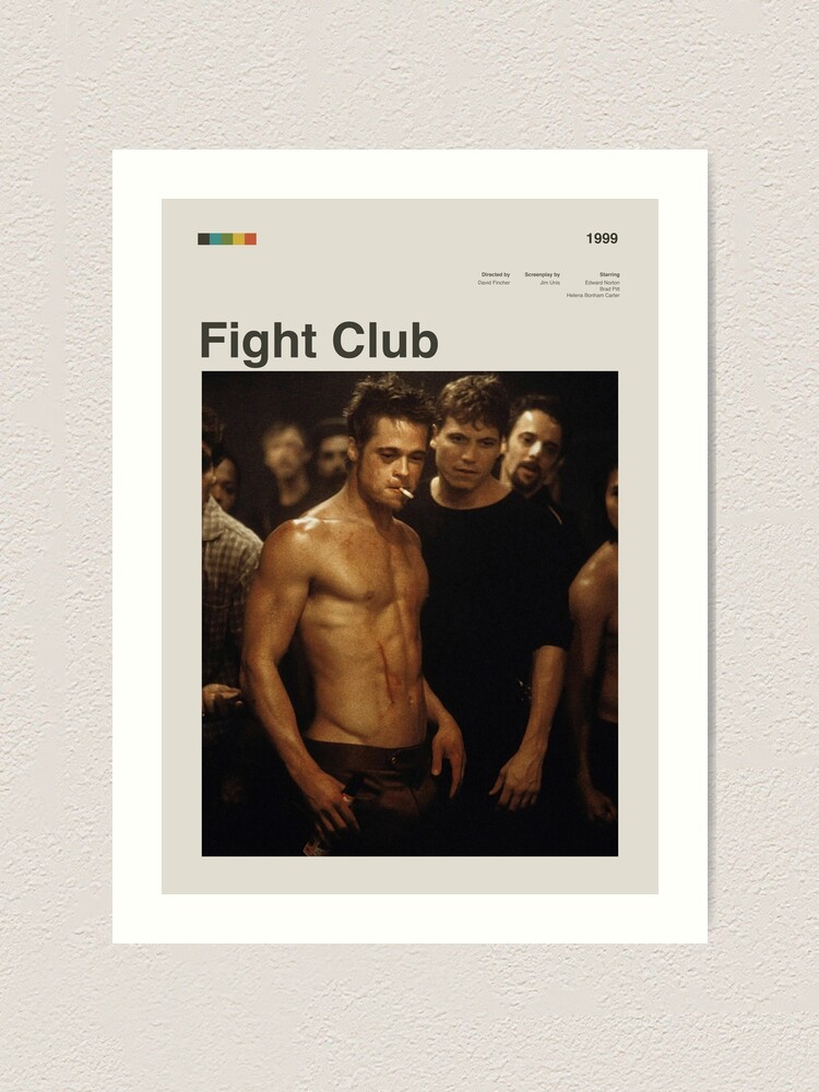 Fight Club Joe Polaroid Wall Art Minimalist Poster