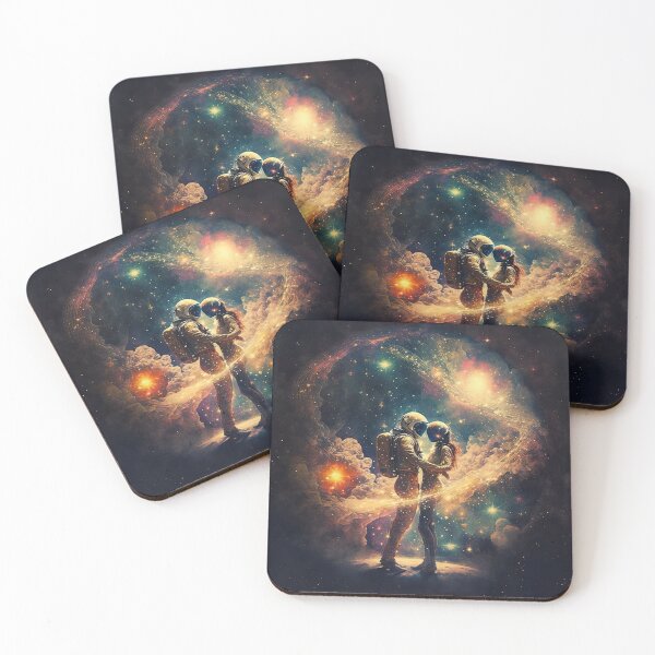 Item preview, Space Art Loving Embrace designed and sold by AiCollection.