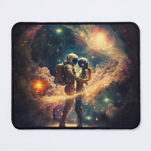 Item preview, Space Art Loving Embrace designed and sold by AiCollection.