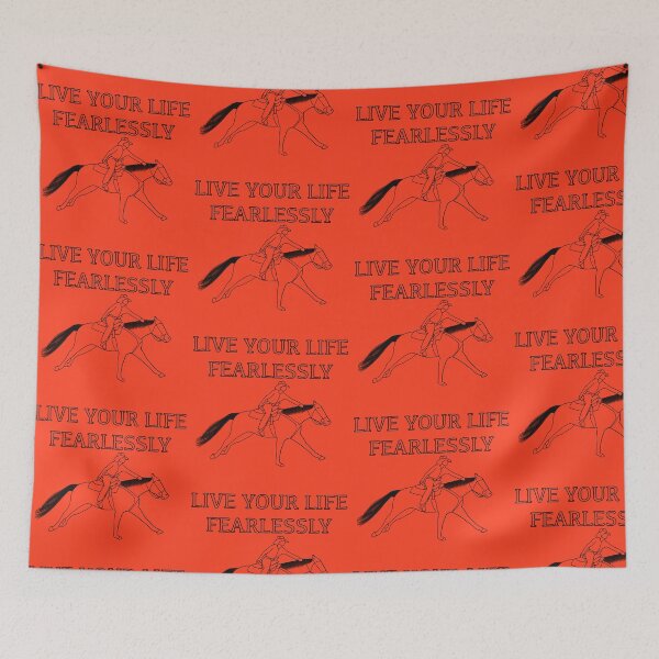 Item preview, Live Your Life Fearlessly Horse Riding designed and sold by Horsequeenozie.