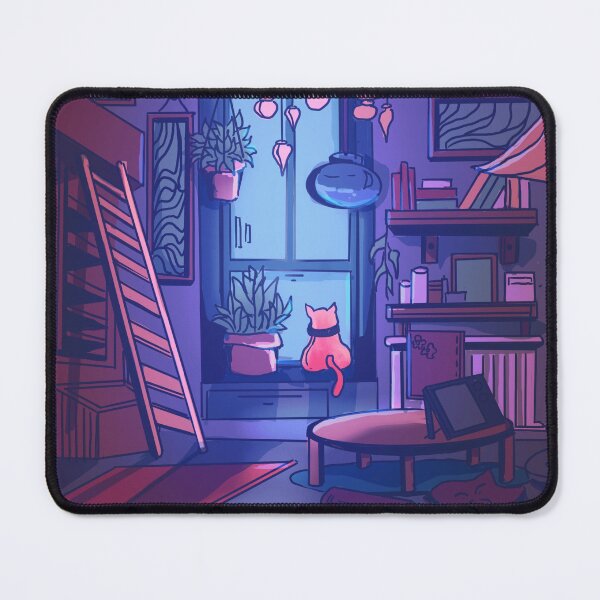 Item preview, stray game illustration digital art lofi edition designed and sold by Pale Adonis.