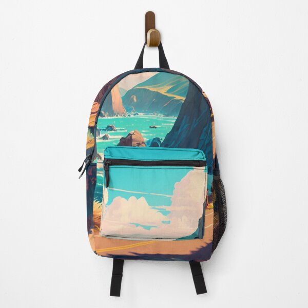 Item preview, California Fantasy Landscapes 03 | Colorful Cartoon Landscapes designed and sold by Sunchaser World.