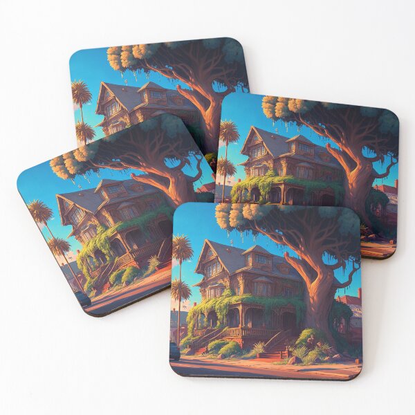 Item preview, California Fantasy Landscapes 04 | Colorful Cartoon Landscapes designed and sold by Sunchaser World.