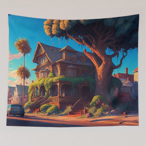 Item preview, California Fantasy Landscapes 04 | Colorful Cartoon Landscapes designed and sold by Sunchaser World.