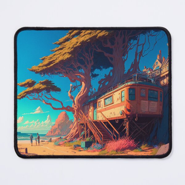 Item preview, California Fantasy Landscapes 05 | Colorful Cartoon Landscapes designed and sold by Sunchaser World.