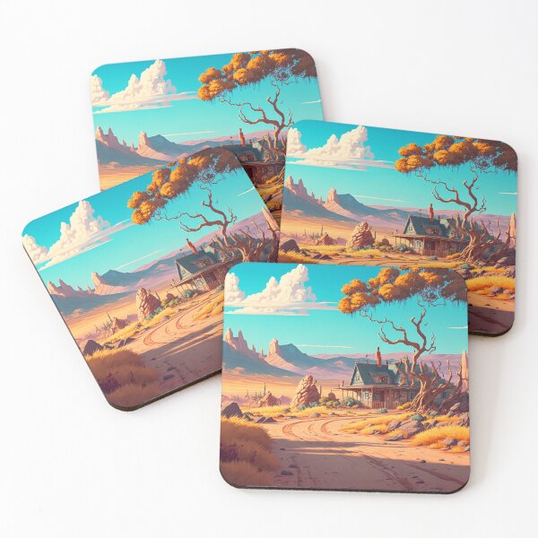 Item preview, California Fantasy Landscapes 02 | Colorful Cartoon Landscapes designed and sold by Sunchaser World.