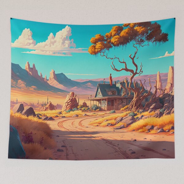 Item preview, California Fantasy Landscapes 02 | Colorful Cartoon Landscapes designed and sold by Sunchaser World.