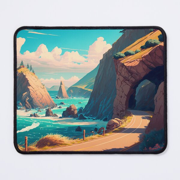 Item preview, California Fantasy Landscapes 03 | Colorful Cartoon Landscapes designed and sold by Sunchaser World.