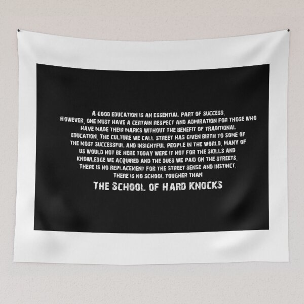 Item preview, The School of Hard Knocks designed and sold by DankDreamz.