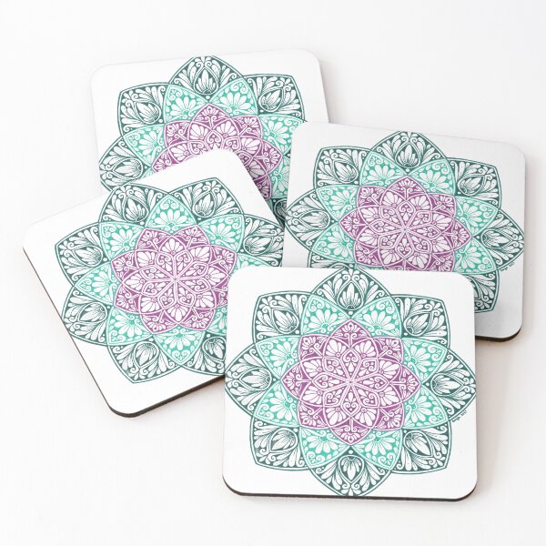 Item preview, Purple and Teal Mandala designed and sold by SenjaCarter.