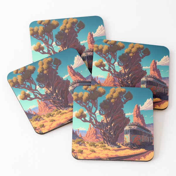 Item preview, California Fantasy Landscapes 06 | Colorful Cartoon Landscapes designed and sold by Sunchaser World.