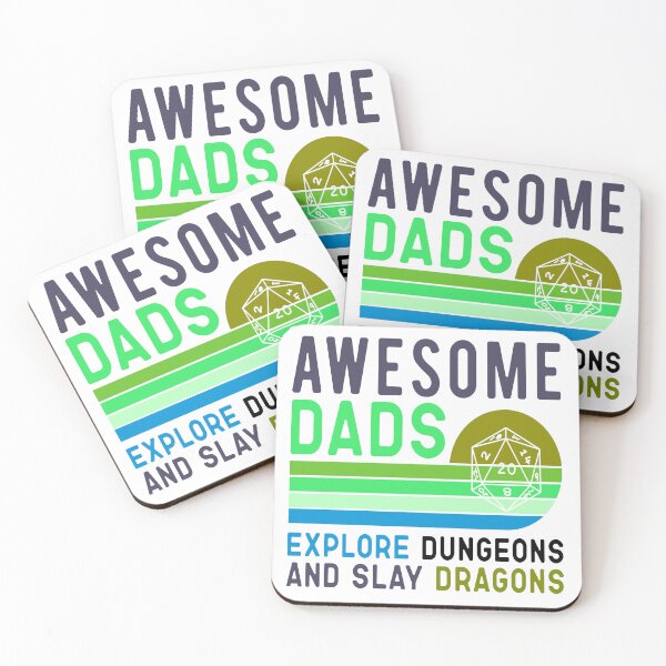 Item preview, Awesome dads explore dungeons and slay dragons designed and sold by UMI BLOOM.