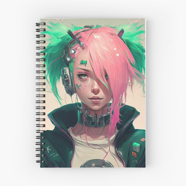 Item preview, Chica anime ciberpunk designed and sold by AiCollection.