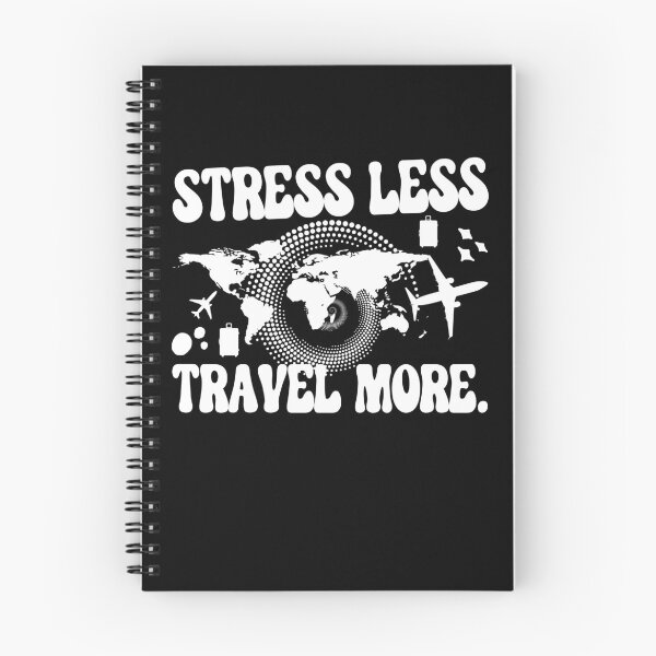 Item preview, Stress Less Travel More designed and sold by WiseNomad.