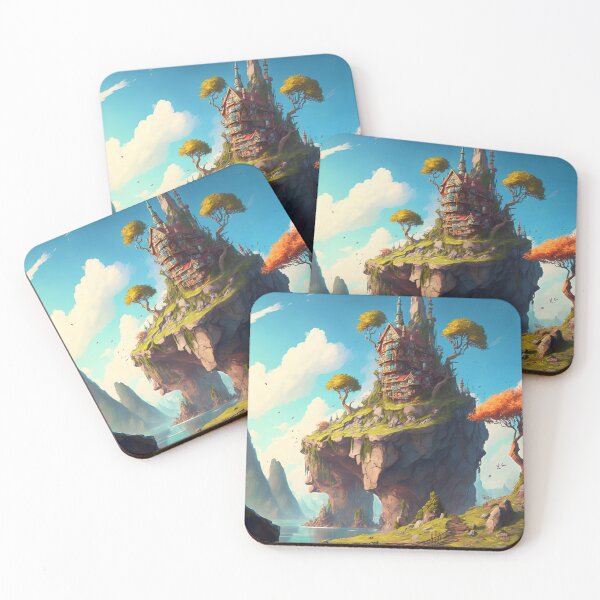 Item preview, Fantasy Landscapes 02 | Colorful Cartoon Landscapes designed and sold by Sunchaser World.