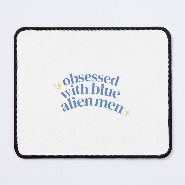 Item preview, Obsessed With Blue Alien Men | Star Emoji | Light Blue designed and sold by riyasarts.
