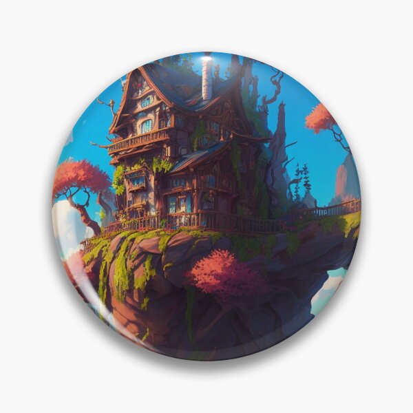 Item preview, Fantasy Landscapes 05 | Colorful Cartoon Landscapes designed and sold by Sunchaser World.