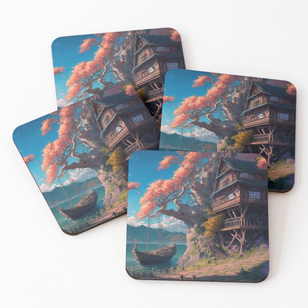 Item preview, Fantasy Landscapes 03 | Colorful Cartoon Landscapes designed and sold by Sunchaser World.